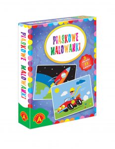 Piaskowe Malowanki – Auto / Rakieta