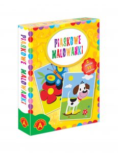 Piaskowe Malowanki – Pies / Motyl