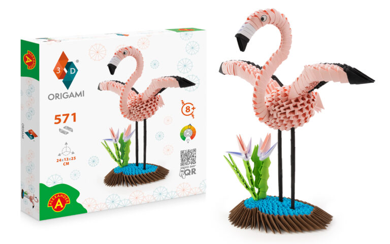 ORIGAMI_2572_flamingo_3d+model