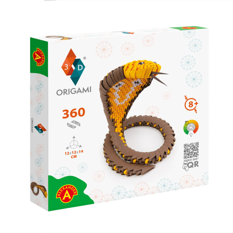 2571 ORIGAMI 3D – Kobra Cobra_1000x1000px