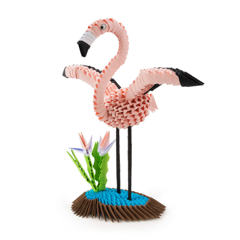 2572 ORIGAMI 3D – Flaming Flamingo