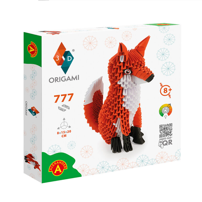 2573 ORIGAMI 3D – Lis Fox 1000x1000px